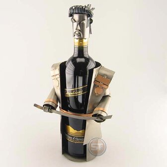 Samurai wijnfleshouder