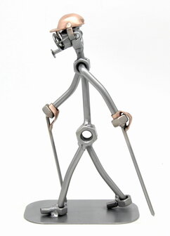 Nordic walking man beeldje