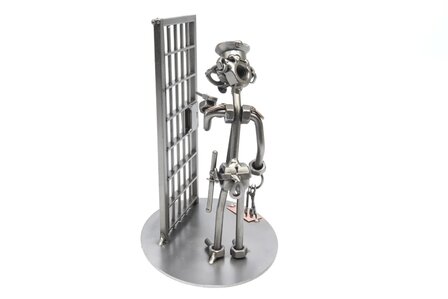 Politieagent / gevangenisbewaarder beeldje