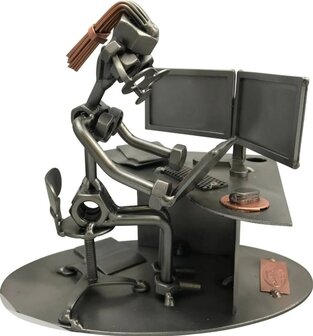 Kantoormedewerkster beeldje