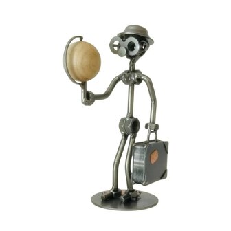 Wereldreiziger beeldje