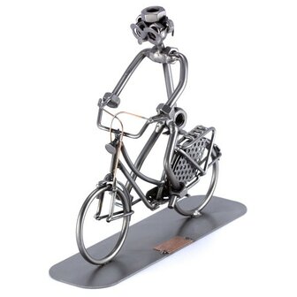 Hollandse fietser (man) beeldje