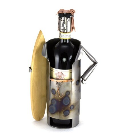 Surfer wijnfleshouder