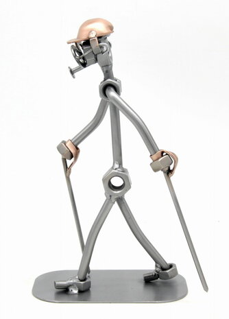 Nordic walking man beeldje