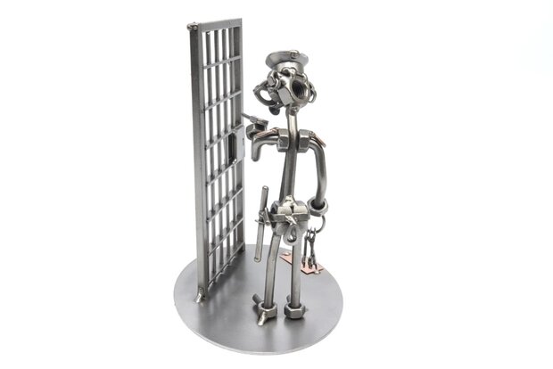 Politieagent / gevangenisbewaarder beeldje