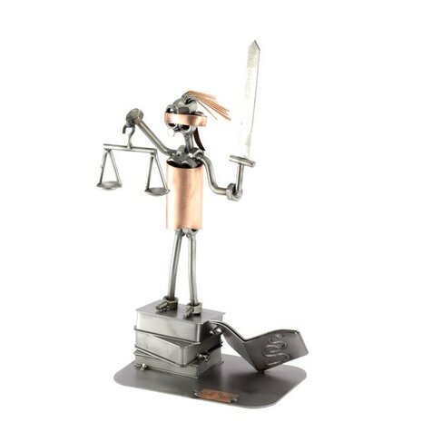 Vrouwe Justitia beeldje