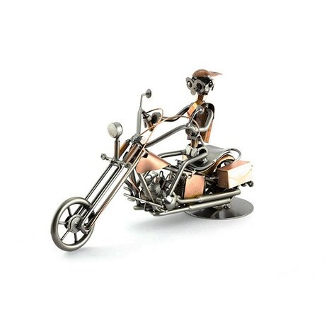 Harley Davidson (koper) beeldje